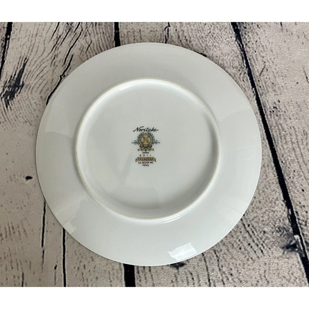 Noritake Pasadena Rose 6311 Bread Plates 6  1/4